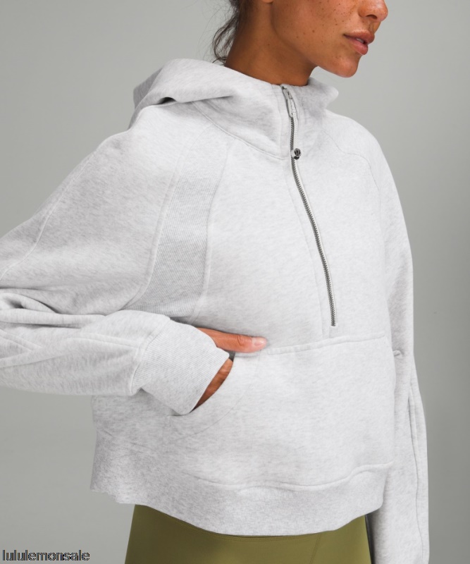 Lululemon Damen DELULU186 | Scuba-Oversized-Hoodie Mit Halbem Reißverschluss Meliert